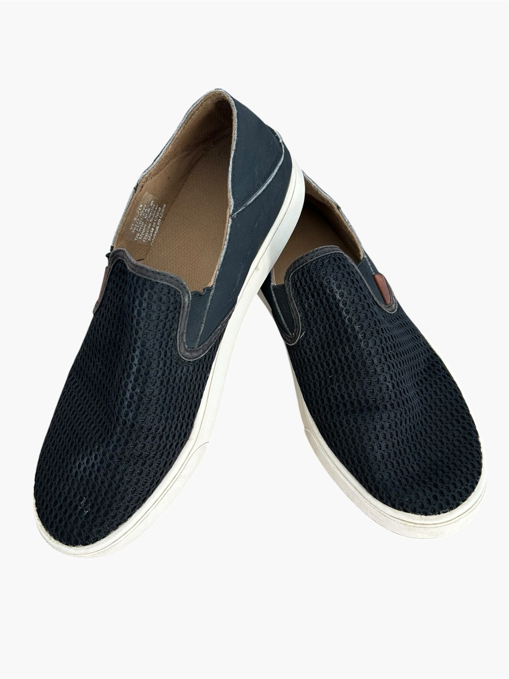 Olukai Pehuea Slip On Shoes Black Mesh Loafer Comfort Casual Women Size 10